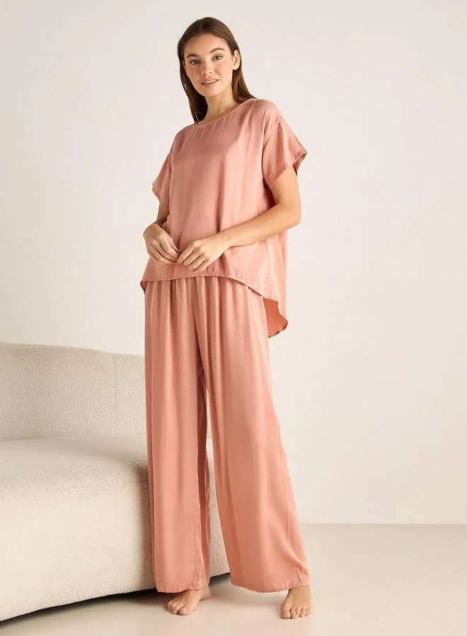 سبلاش فيڤ Pyjama Set Top and Pants Satin